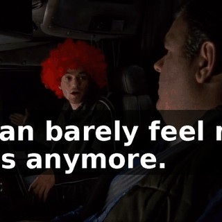 I can barely feel my lips anymore.