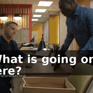 - What is going on in there?