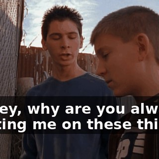 Dewey, why are you always fighting me on these things?