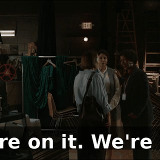 - We're on it. We're on it.