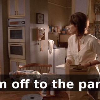 I'm off to the park.