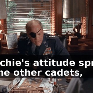 If Richie's attitude spread to the other cadets,