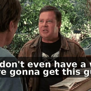 You don't even have a wall. We're gonna get this guy.