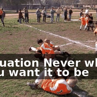 ♪ Situation Never what you want it to be ♪