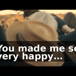 ♪ You made me so very happy… ♪