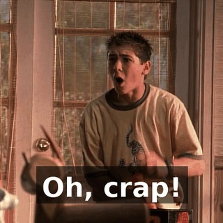 Oh, crap!