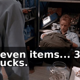 Seven items... 30 bucks.
