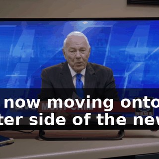 And now moving onto the lighter side of the news,