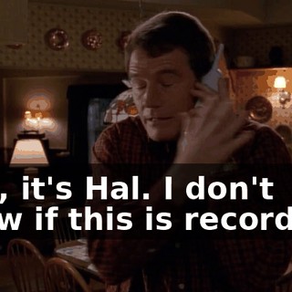 Abe, it's Hal. I don't know if this is recording,