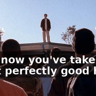 But now you've taken that perfectly good hate
