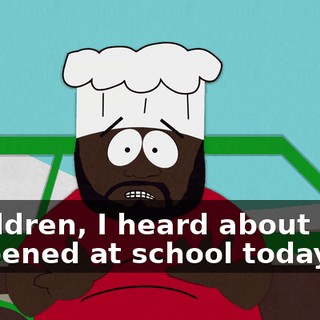 - Children, I heard about what happened at school today.
