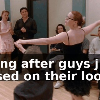 going after guys just based on their looks.