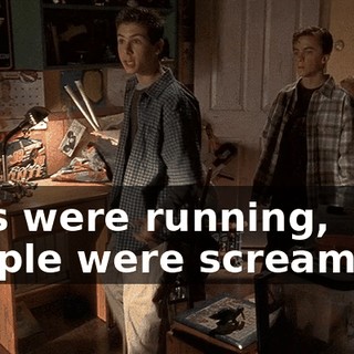 Kids were running, people were screaming,