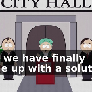 And we have finally come up with a solution!