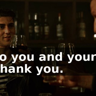 -to you and yours. -Thank you.