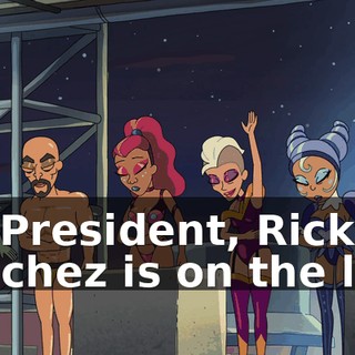 Mr. President, Rick Sanchez is on the line.
