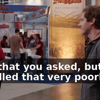 Not that you asked, but you handled that very poorly.