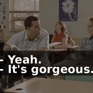 - Yeah. - It's gorgeous.