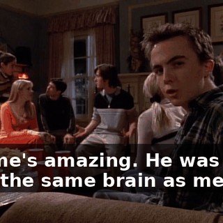 Jerome's amazing. He was born with the same brain as me,