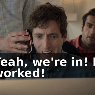 Yeah, we're in! It worked!