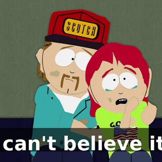 I can't believe it!