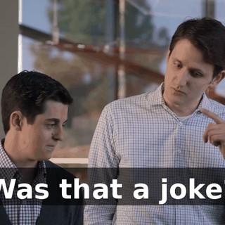 Was that a joke?
