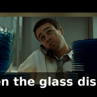 Even the glass dishes