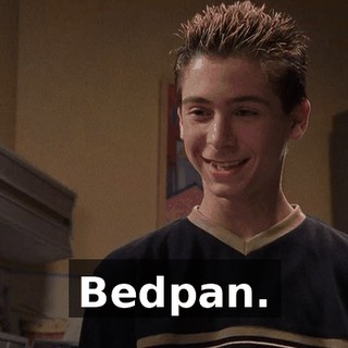 Bedpan.