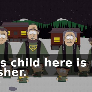 This child here is not Kosher.