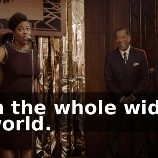 in the whole wide world.