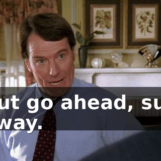 But go ahead, sue away.