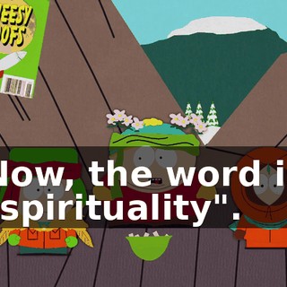 Now, the word is "spirituality".