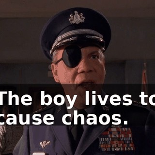 The boy lives to cause chaos.