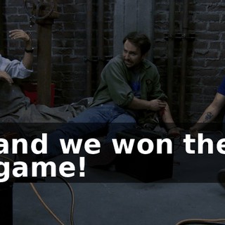 and we won the game!