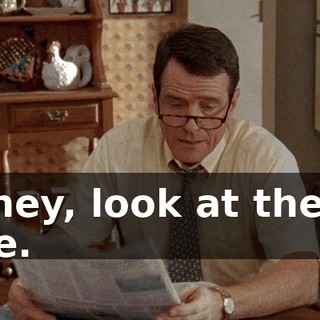 Honey, look at the up side.