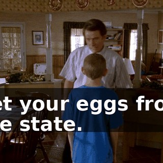 get your eggs from the state.