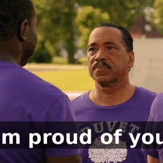 I'm proud of you.