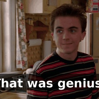 That was genius.