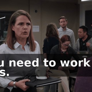 You need to work on this.