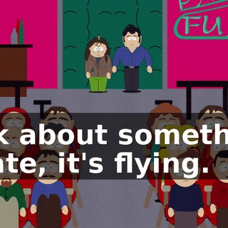 Talk about something I hate, it's flying.