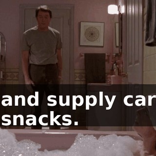 and supply car snacks.