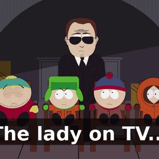 The lady on TV...