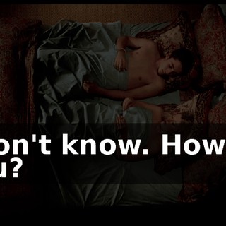 I don't know. How do you?