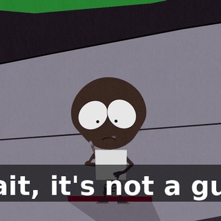 Wait, it's not a gun!