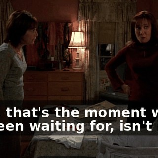 Well, that's the moment we've all been waiting for, isn't it?