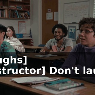 -[laughs] -[instructor] Don't laugh!
