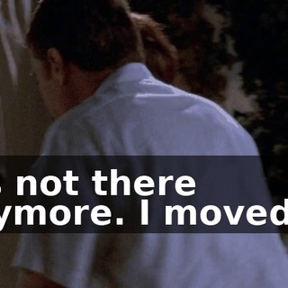 It's not there anymore. I moved it.