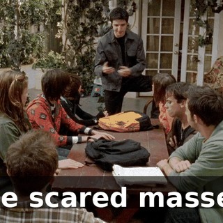 The scared masses.