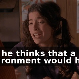 and he thinks that a new environment would help.