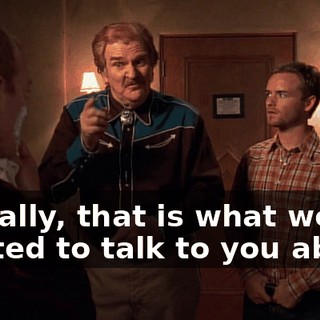Actually, that is what we wanted to talk to you about.